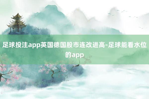 足球投注app英国德国股市连改进高-足球能看水位的app